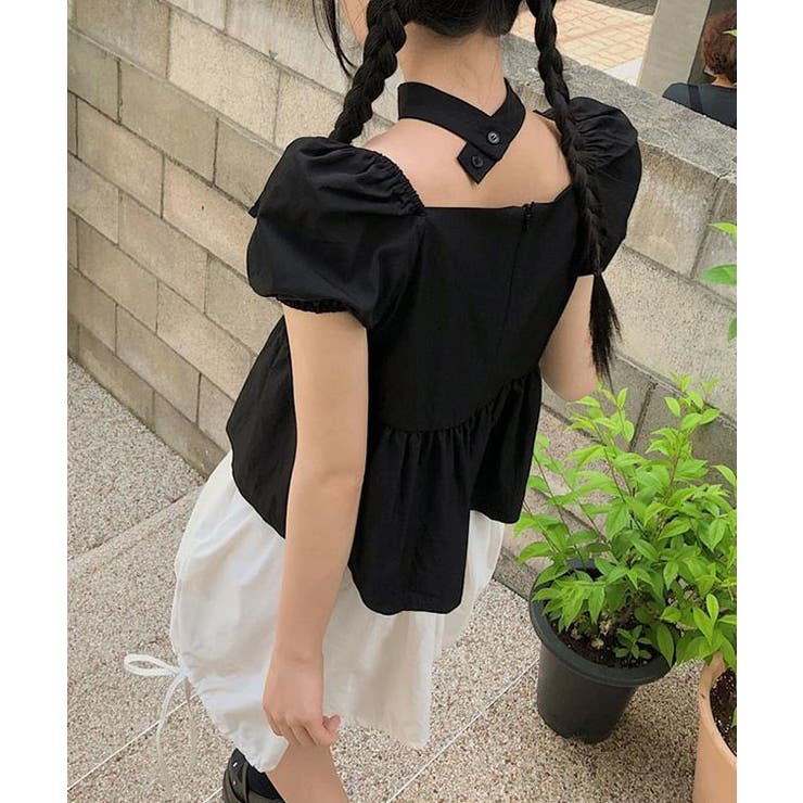 チョーカー付き リボン ペプラム | レースレディース  | 詳細画像8 