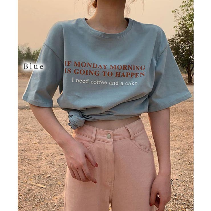 配色 ロゴプリント クルーネック | レースレディース  | 詳細画像3 