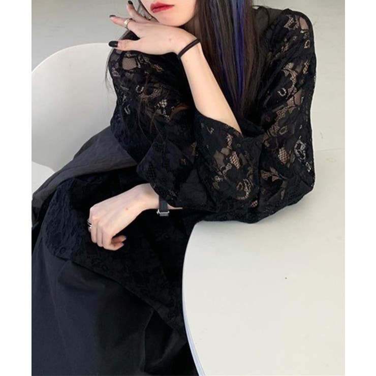 レース シアー クルーネック | レースレディース  | 詳細画像8 