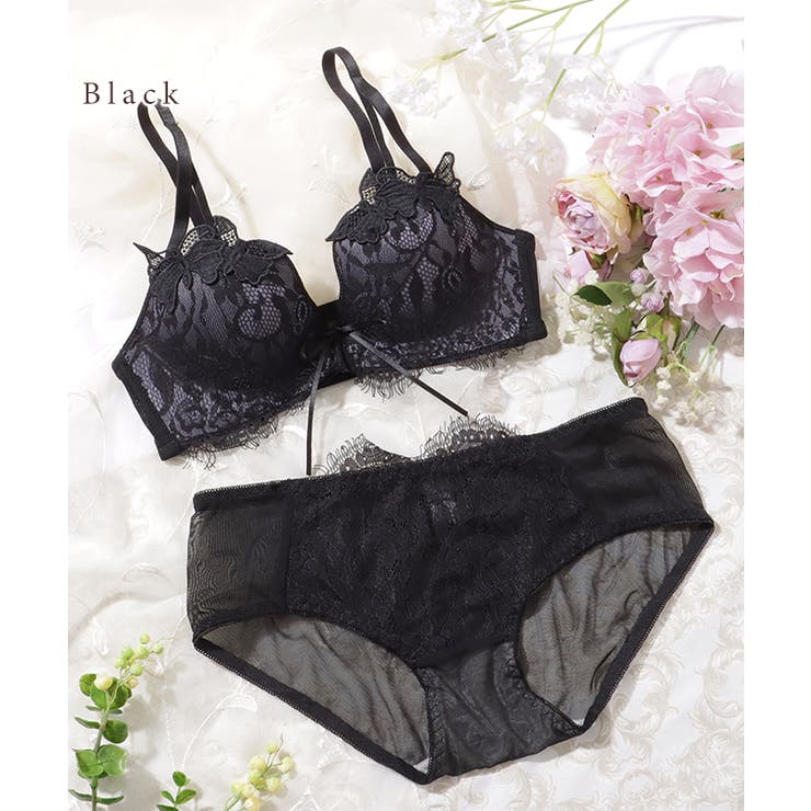 フロントホック バタフライ フラワー | レースレディース  | 詳細画像9 