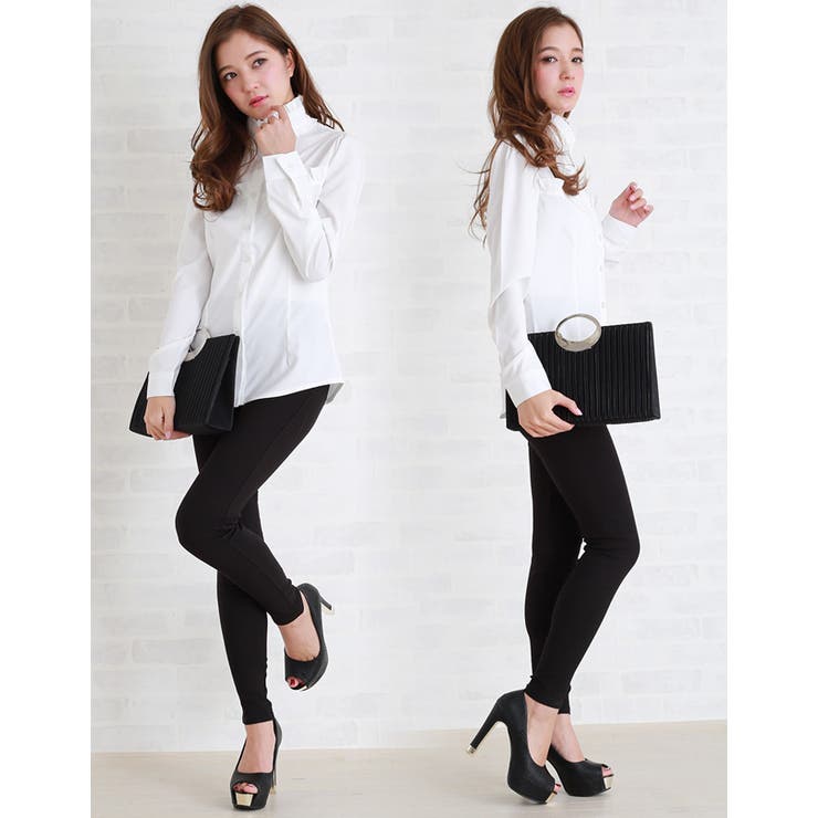 フリル ロングブラウス 長袖 | レースレディース  | 詳細画像10 