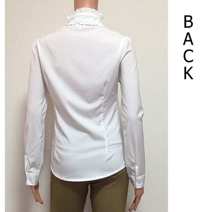 フリル ロングブラウス 長袖 | レースレディース  | 詳細画像4 