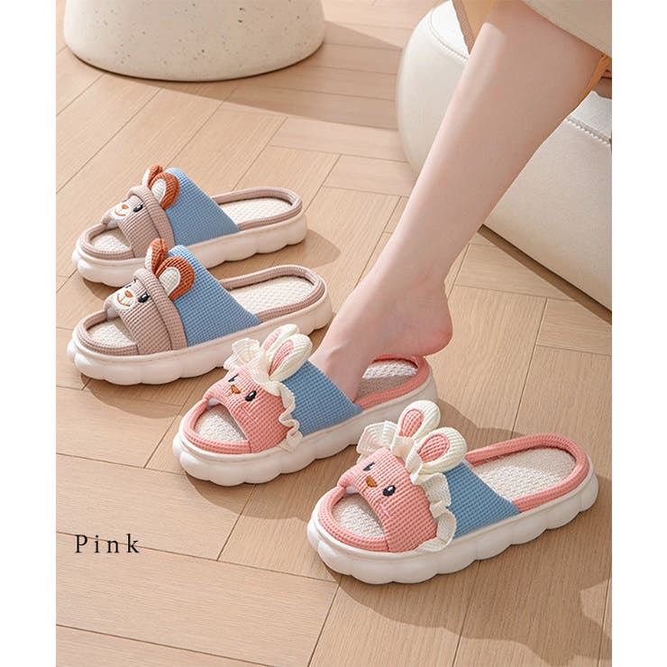 配色 ウサギ ワッフル | レースレディース  | 詳細画像5 