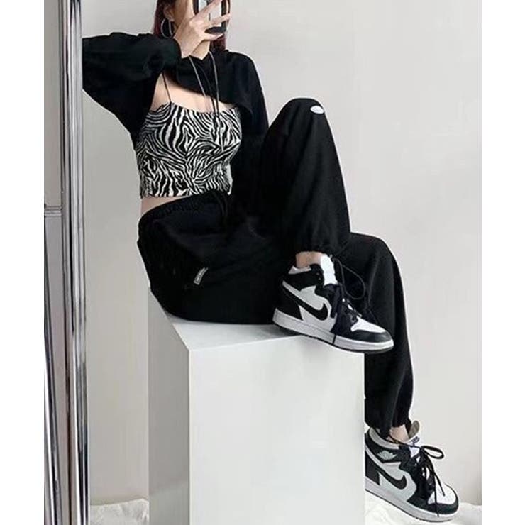 裾絞り ドロスト スウェット | レースレディース  | 詳細画像4 