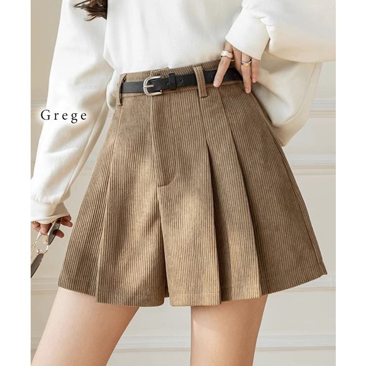 コーデュロイ プリーツ ハイウエスト | レースレディース  | 詳細画像14 