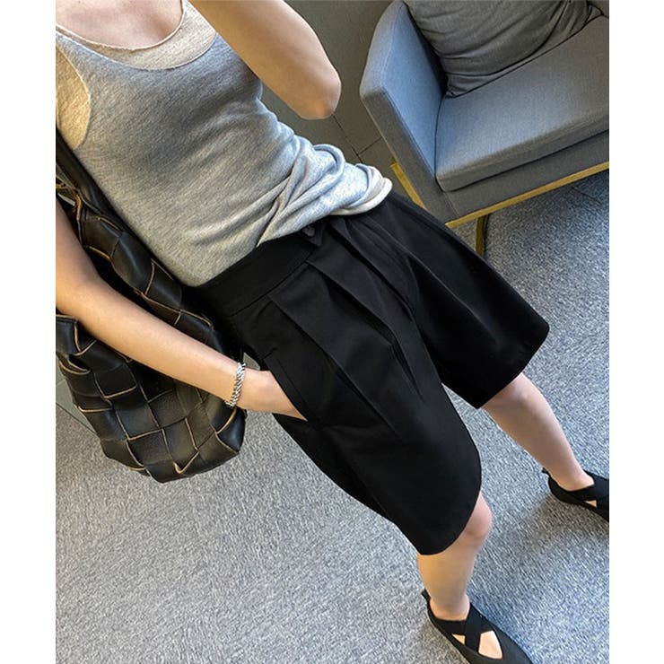 フロントボタン ダブルタック ハイウエスト | レースレディース  | 詳細画像4 