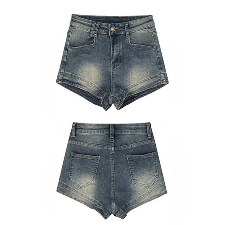 ユーズド風 ハイウエスト デニム | レースレディース  | 詳細画像12 