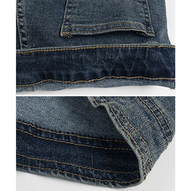 ユーズド風 ハイウエスト デニム | レースレディース  | 詳細画像14 