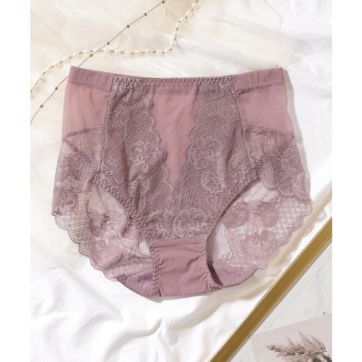 【5枚セット】花柄レースドッキングハイウエストショーツ 女性 レディース | レースレディース  | 詳細画像11 