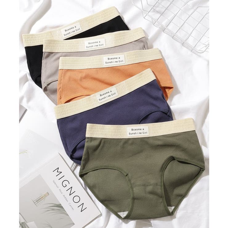 【5枚セット】配色 バンド リブ | レースレディース  | 詳細画像8 