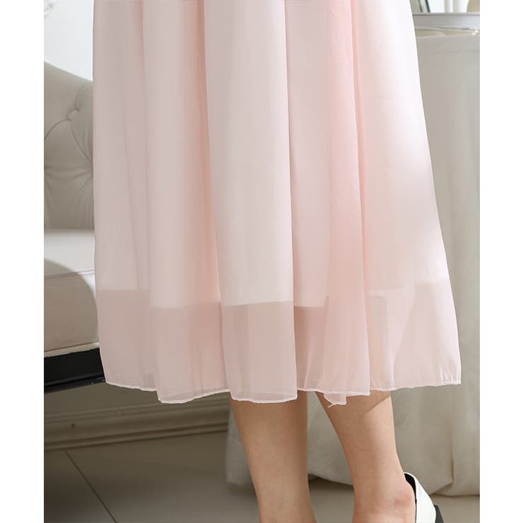 肩リボン シフォン オフショルダー | レースレディース  | 詳細画像20 