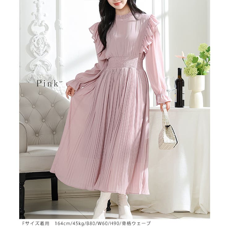 肩フリル プリーツ キャンディスリーブ | レースレディース  | 詳細画像13 