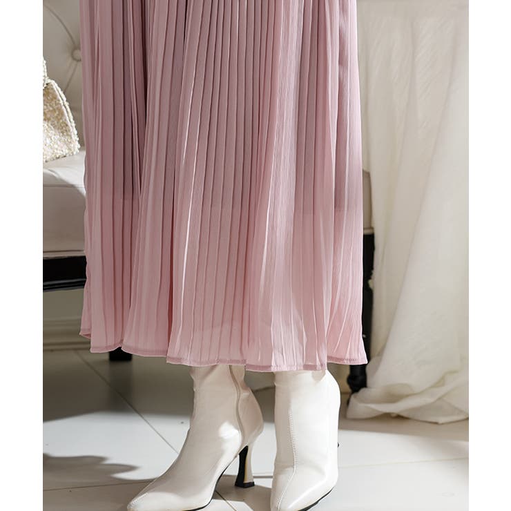 肩フリル プリーツ キャンディスリーブ | レースレディース  | 詳細画像20 