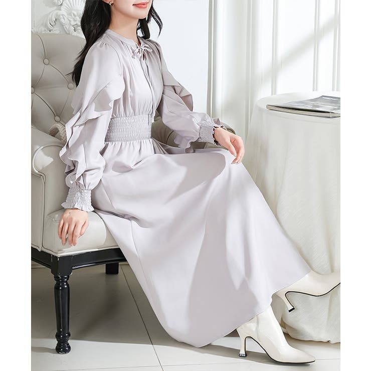 袖フリル ウエスト シャーリング | レースレディース  | 詳細画像10 