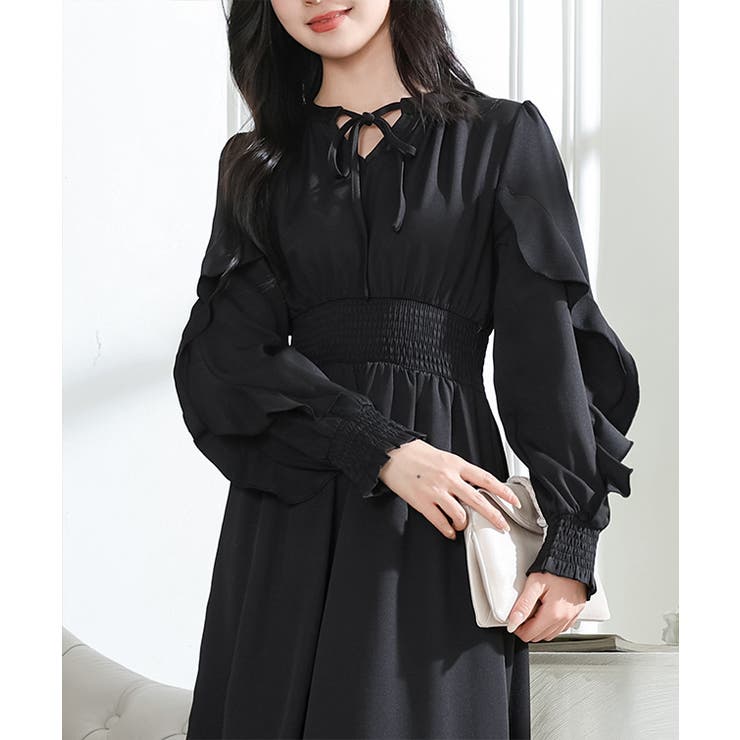 袖フリル ウエスト シャーリング | レースレディース  | 詳細画像12 