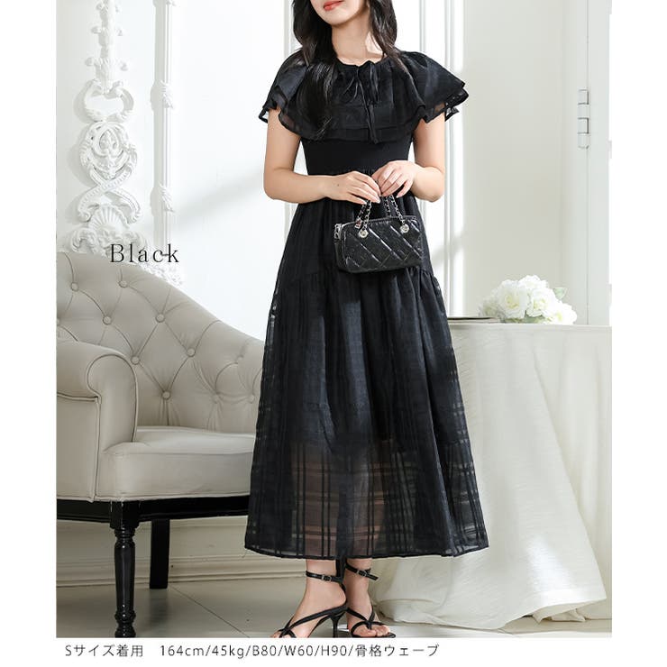 2WAY ケープ付き シアー | レースレディース  | 詳細画像8 