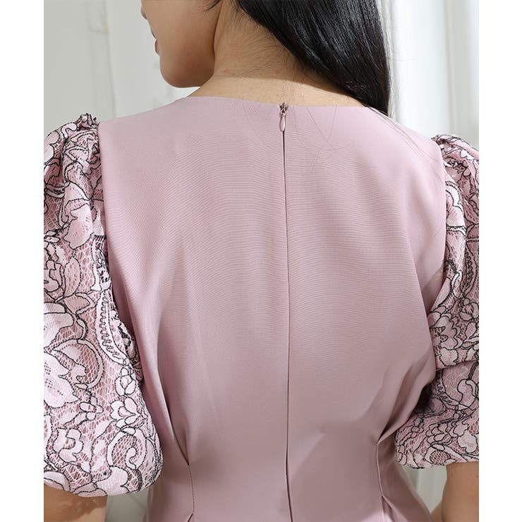 フラワー レース パフスリーブ | レースレディース  | 詳細画像18 