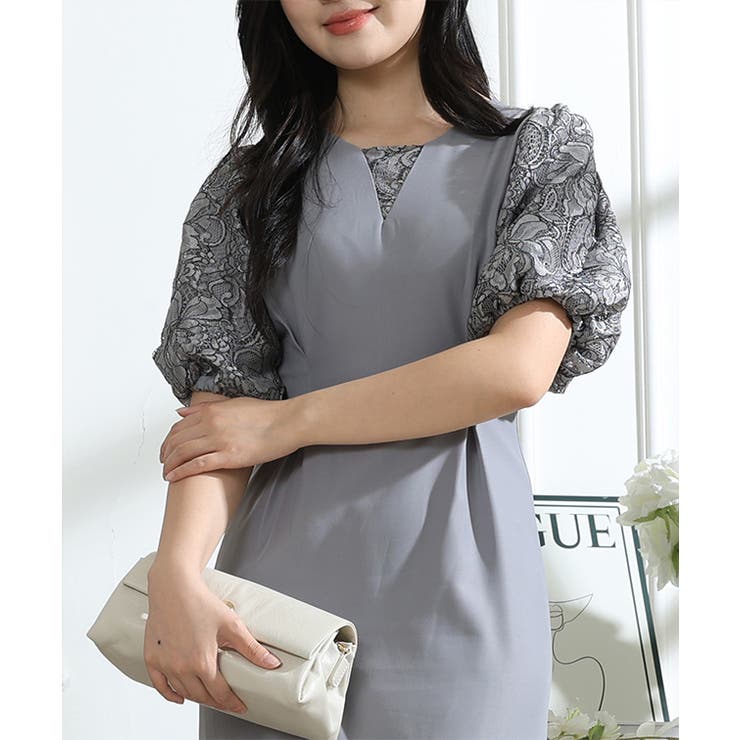 フラワー レース パフスリーブ | レースレディース  | 詳細画像4 