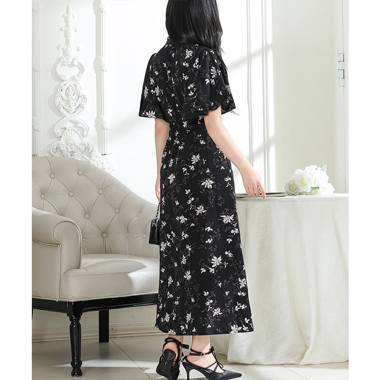 花柄 スタンドカラー タック | レースレディース  | 詳細画像15 