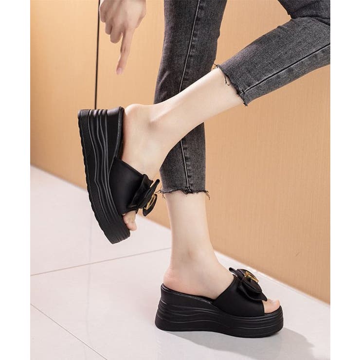 レザー調 ハート付き リボン | レースレディース  | 詳細画像5 