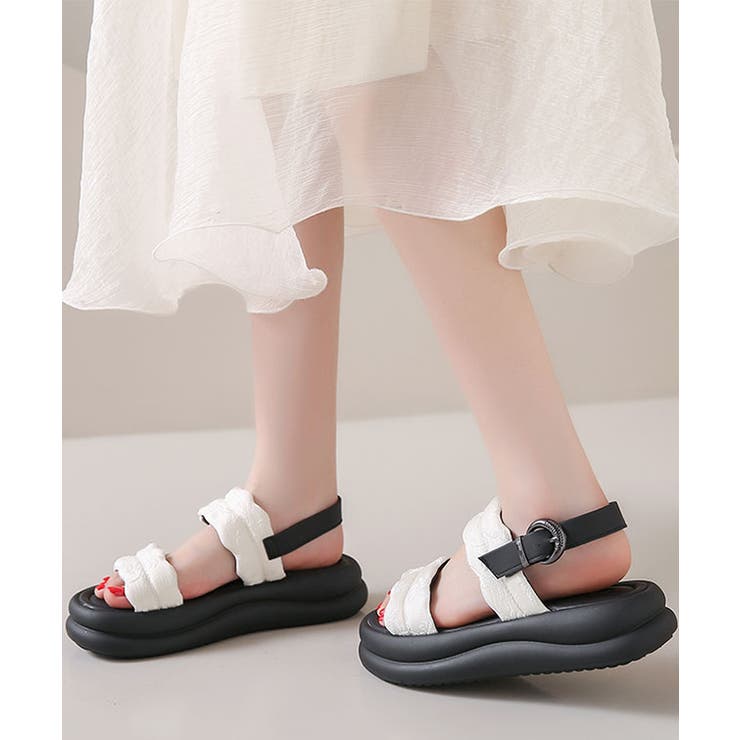 花柄 ウェーブ ダブルバンド | レースレディース  | 詳細画像10 