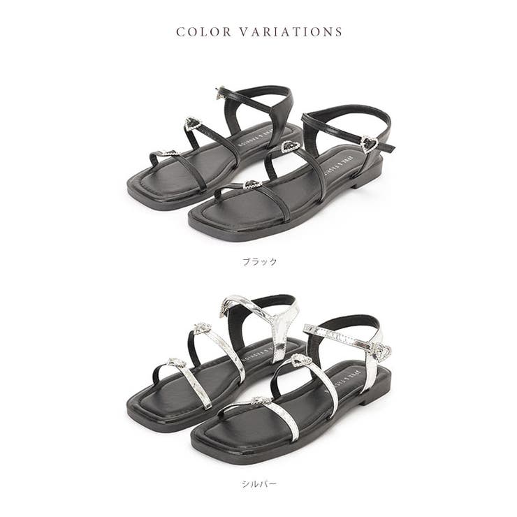 レザー調 ハート ビジュー | レースレディース  | 詳細画像2 