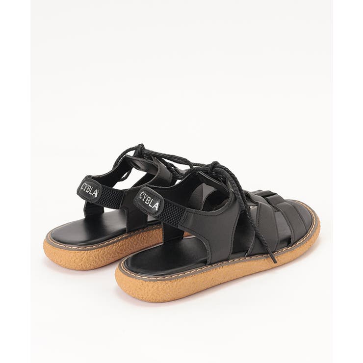 レザー調 レースアップ バックストラップ付き | レースレディース  | 詳細画像18 