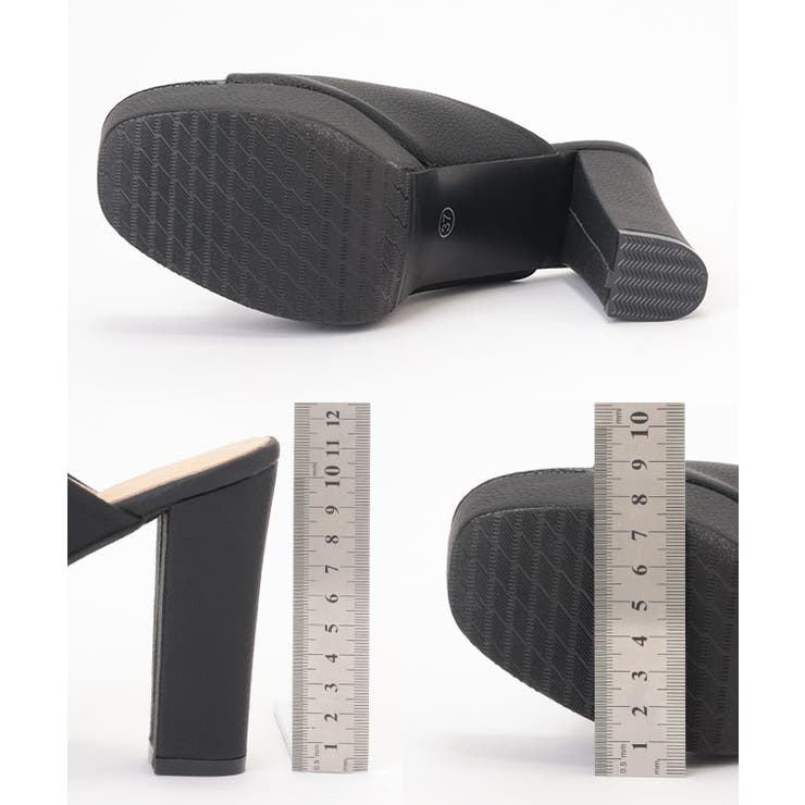 レザー調 オープントゥ プラットフォーム | レースレディース  | 詳細画像20 