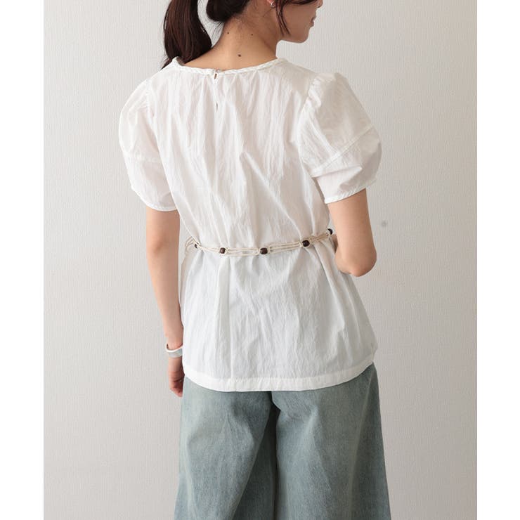 2WAY 編みベルト付き 半袖 | レースレディース  | 詳細画像12 