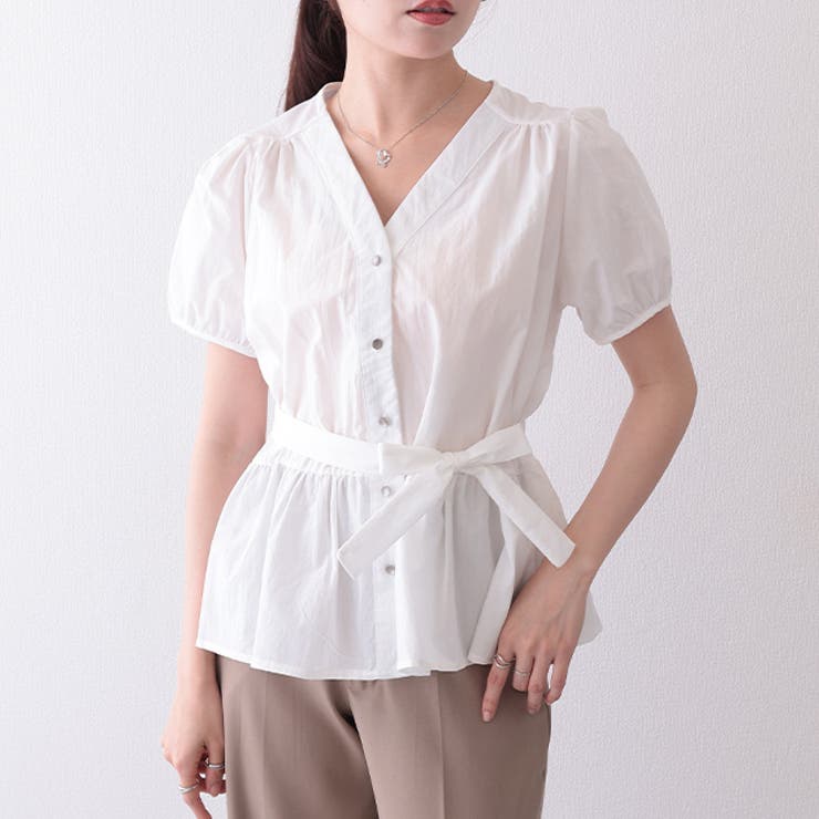 2WAY ベルト付き Vネック | レースレディース  | 詳細画像1 