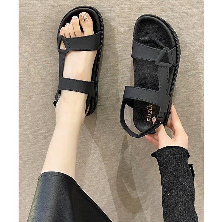 レザー調 ダブルベルト バックストラップ | レースレディース  | 詳細画像6 