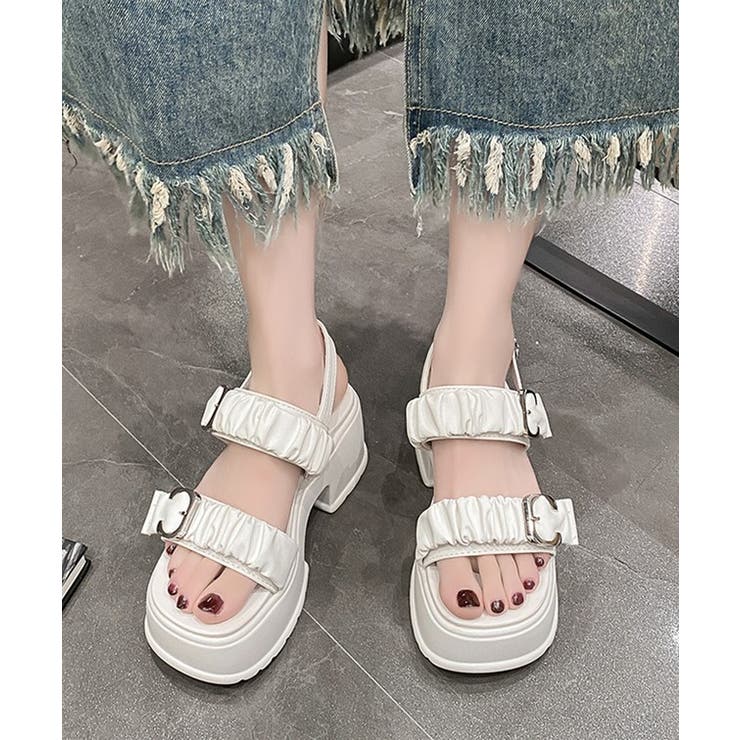 ギャザー ダブルベルト バックストラップ | レースレディース  | 詳細画像10 