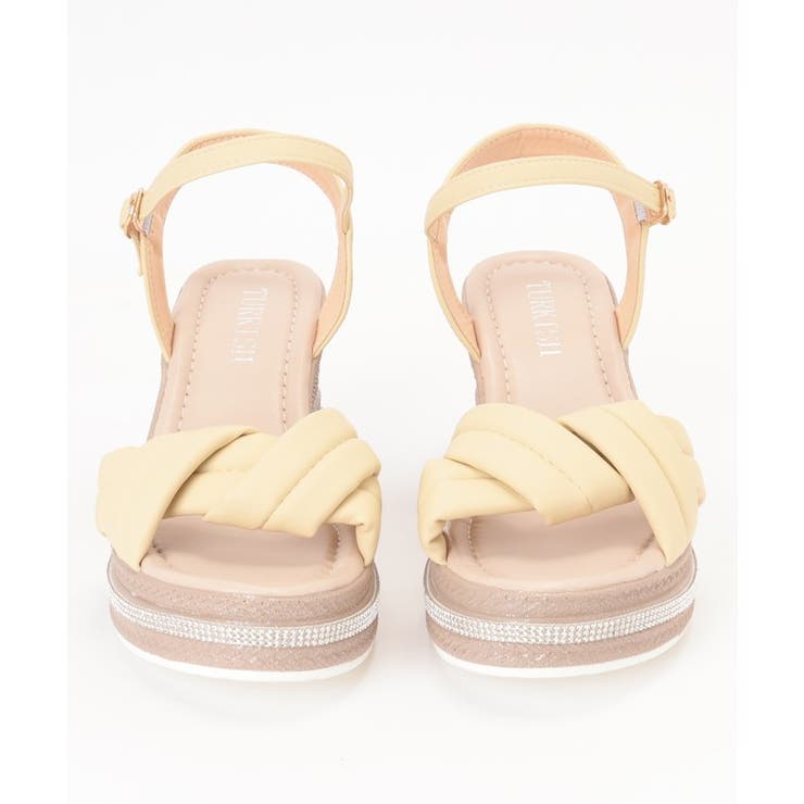 クロスデザイン ストラップ付き ウェッジソール | レースレディース  | 詳細画像14 