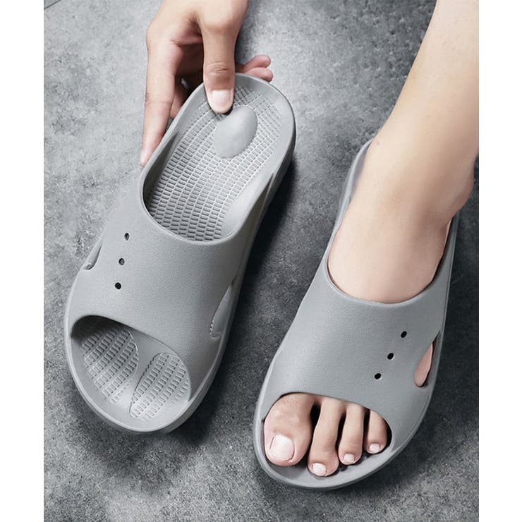 厚底 スライド スリッパ | レースレディース  | 詳細画像9 