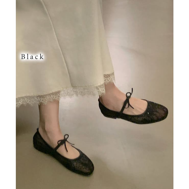 シアー 刺繍 リボンストラップ | レースレディース  | 詳細画像3 