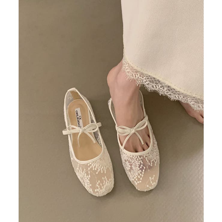 シアー 刺繍 リボンストラップ | レースレディース  | 詳細画像8 