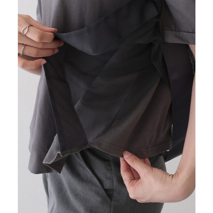 チュール レイヤード クルーネック | レースレディース  | 詳細画像19 