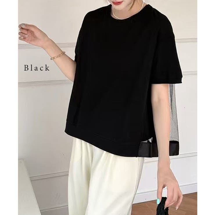 チュール レイヤード クルーネック | レースレディース  | 詳細画像3 