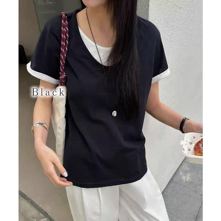 ドッキング デザイン 袖ロールアップ | レースレディース  | 詳細画像12 