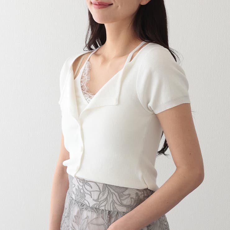 レース付き ブラトップ ドッキング | レースレディース  | 詳細画像1 