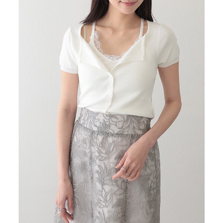 レース付き ブラトップ ドッキング | レースレディース  | 詳細画像15 