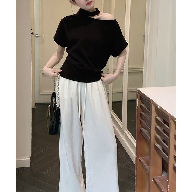 ワンショルダー チョーカー ドルマンスリーブ | レースレディース  | 詳細画像10 