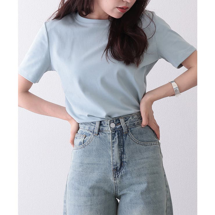 クルーネック ベーシック コットン | レースレディース  | 詳細画像11 