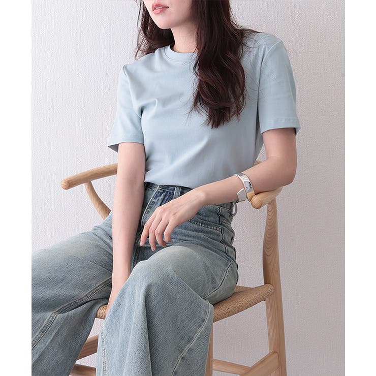 クルーネック ベーシック コットン | レースレディース  | 詳細画像12 