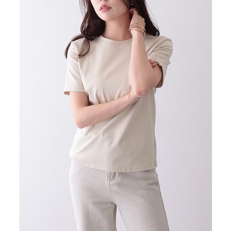 クルーネック ベーシック コットン | レースレディース  | 詳細画像8 