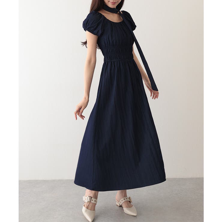 タイ付き付き パフスリーブ ギャザー | レースレディース  | 詳細画像12 