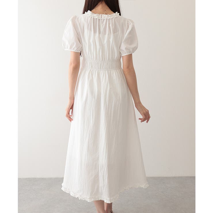 フリル ギャザー パフスリーブ | レースレディース  | 詳細画像8 