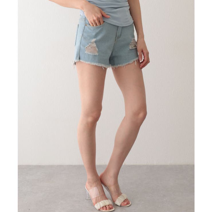 ダメージ ハイウエスト デニム | レースレディース  | 詳細画像14 