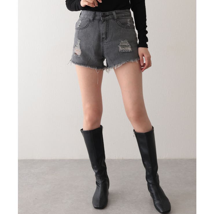 ダメージ ハイウエスト デニム | レースレディース  | 詳細画像7 