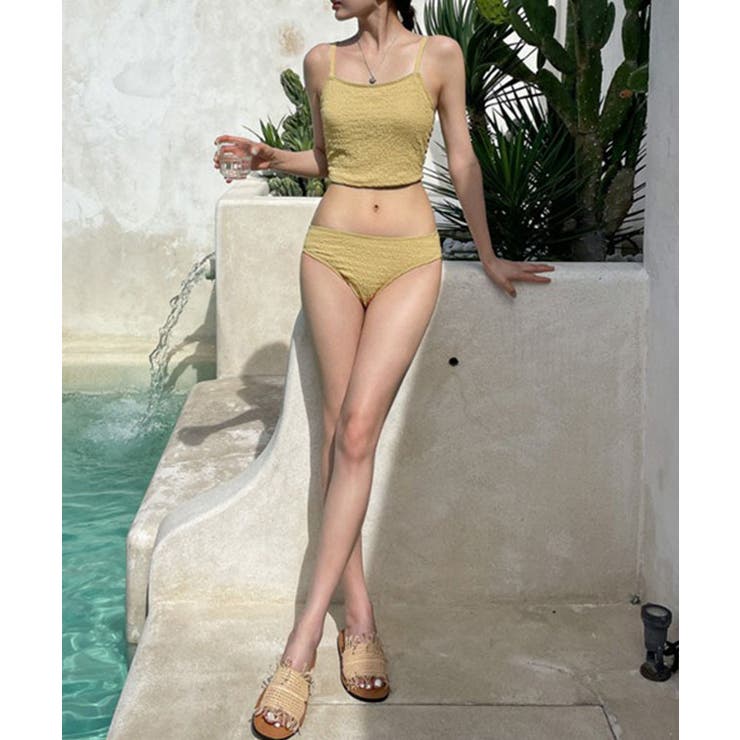 【2点セット】ソリッドカラー バックシャン キャミソール | レースレディース  | 詳細画像10 